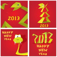snake-2013-new-year-posters-vector